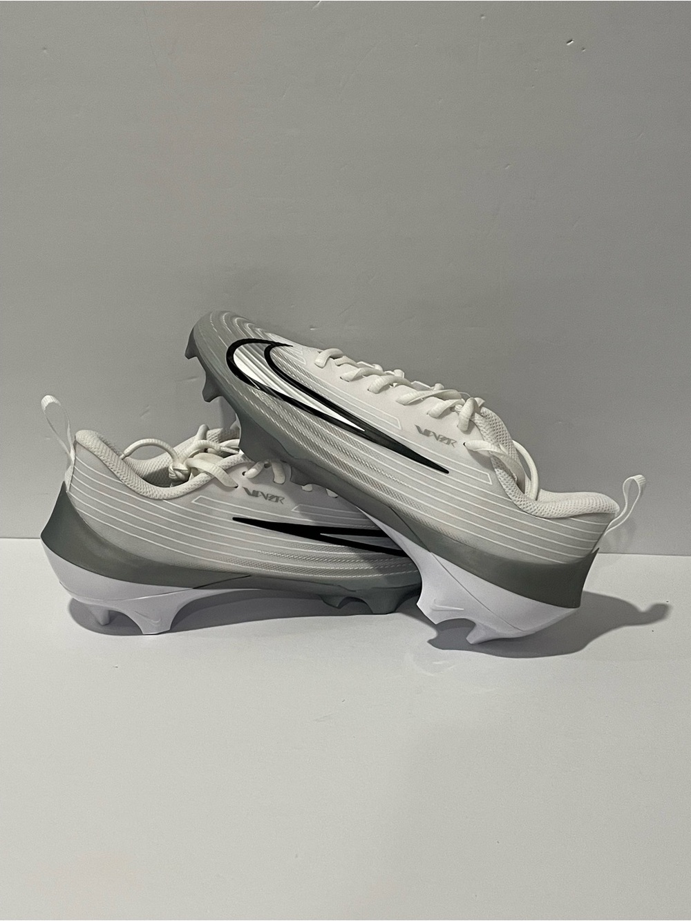 Nike Vapor Speed 3 Football Cleats 'White/Silver' (FB3303-100) Sz: 7.5